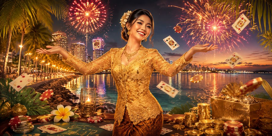 Permainan Teen Patti berkebaya di Pulau Pinang dengan suasana kasino tempatan yang meriah